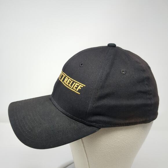 Sweet Relief Fitted Baseball Cap Black M Embroidered 39Thirty 6 Panel New Era - Picture 3 of 9